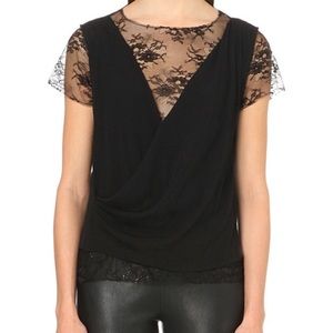 MAJE Lewis Top Black